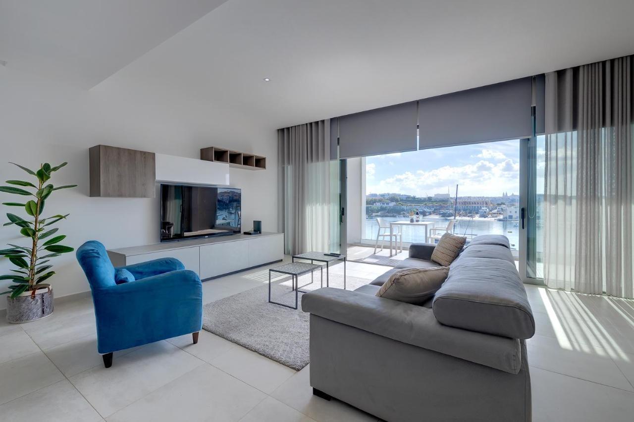 Superlative Apartment With Valletta And Harbour Views سليمة المظهر الخارجي الصورة