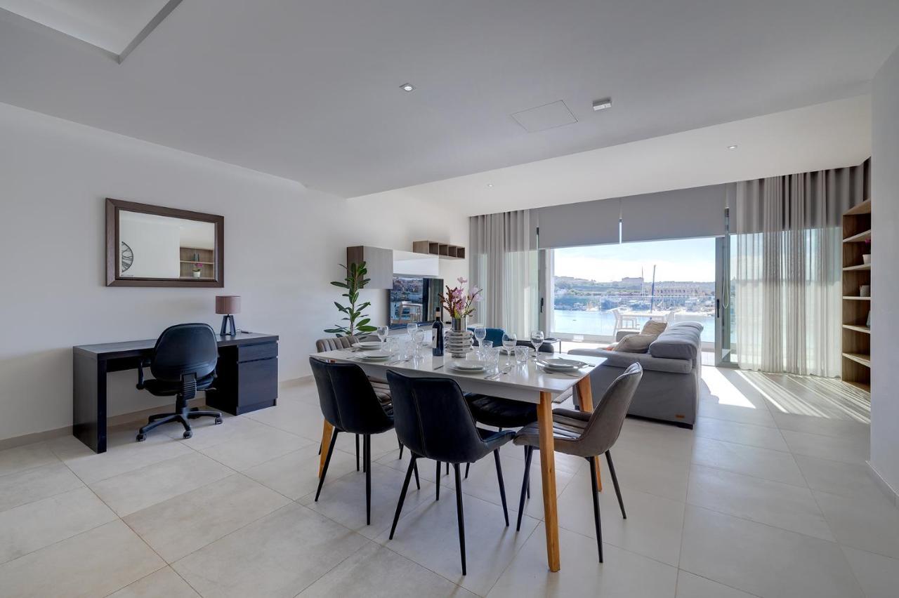 Superlative Apartment With Valletta And Harbour Views سليمة المظهر الخارجي الصورة